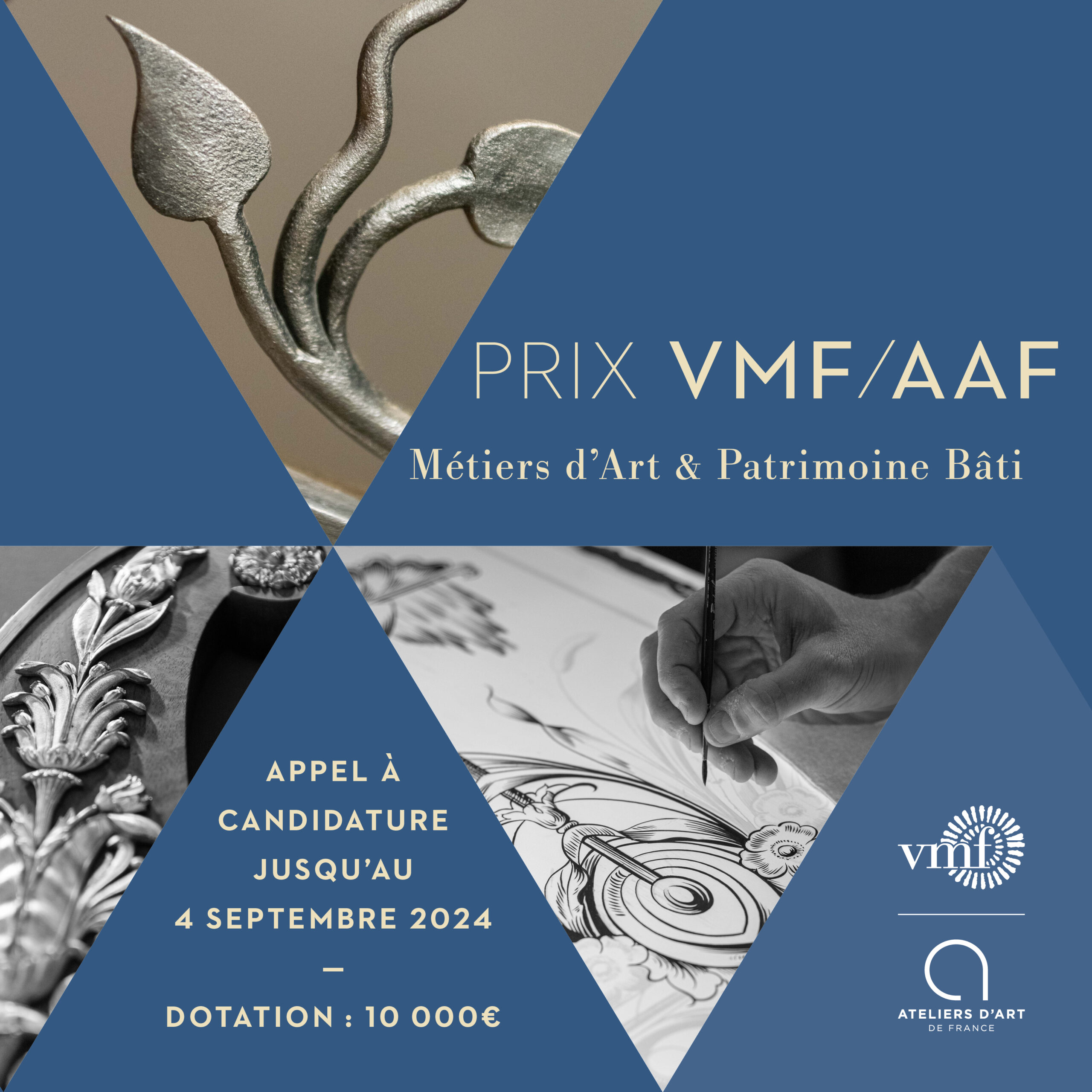 Prix AAF-VMF « Métiers d’Art et Patrimoine Bâti » – Ouverture des candidatures